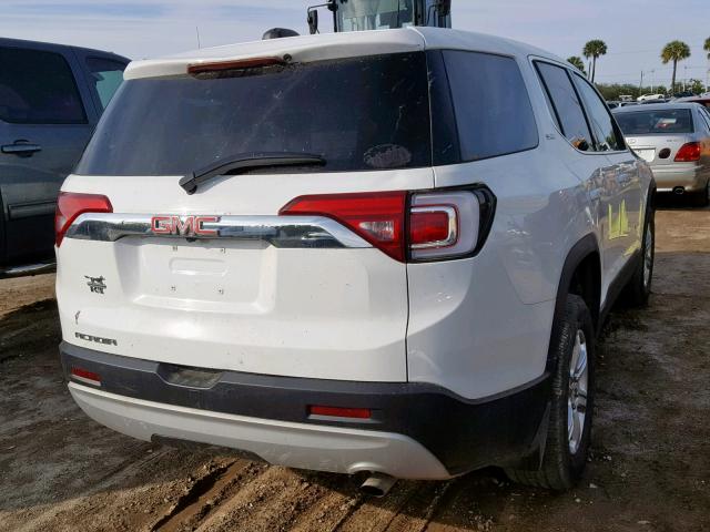 1GKKNKLA5HZ243633 - 2017 GMC ACADIA SLE WHITE photo 4