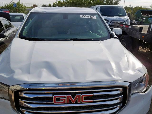 1GKKNKLA5HZ243633 - 2017 GMC ACADIA SLE WHITE photo 9