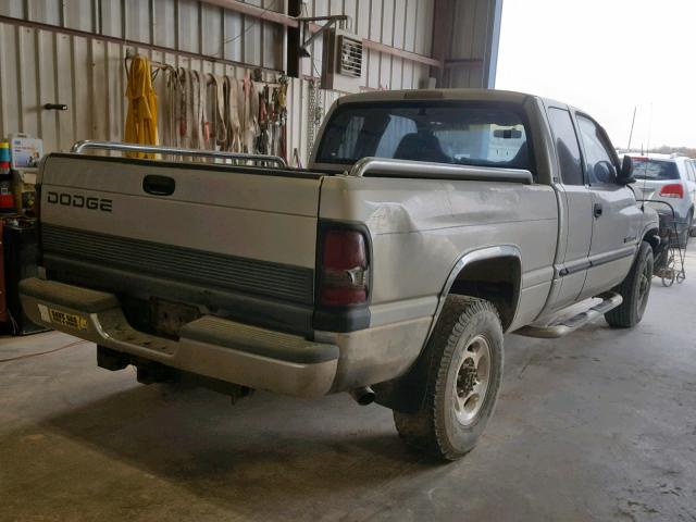 1B7KC23W91J206487 - 2001 DODGE RAM 2500 GRAY photo 4