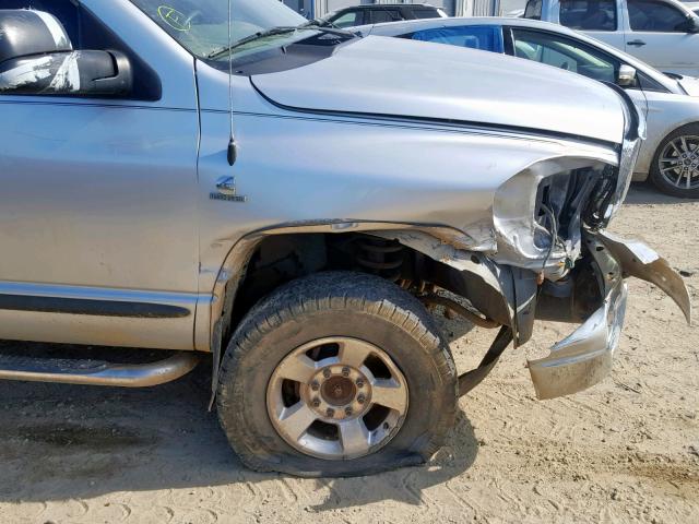 1D7KS28C07J508556 - 2007 DODGE RAM 2500 S ვერცხლისფერი ფოტო 9