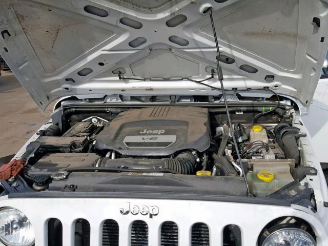 1C4AJWAG9FL520849 - 2015 JEEP WRANGLER S WHITE photo 7