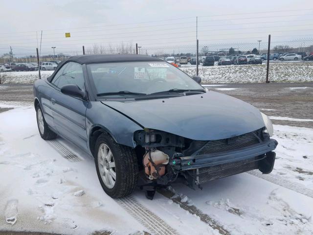 1C3EL75R06N131197 - 2006 CHRYSLER SEBRING GT BLACK photo 1