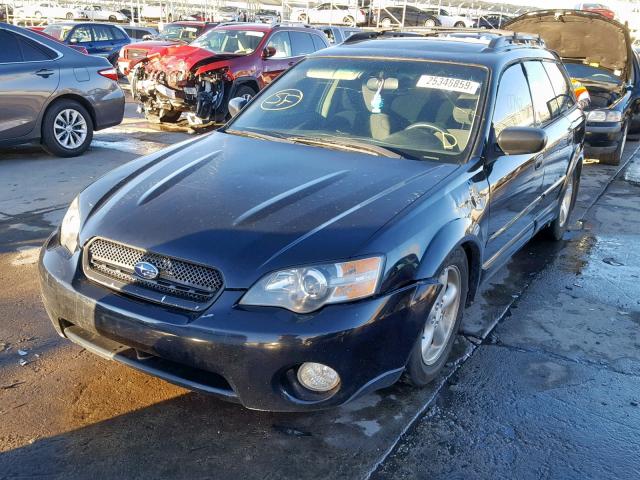 4S4BP61C756383855 - 2005 SUBARU LEGACY OUT BLACK photo 2