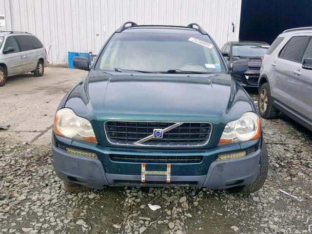 YV1CZ91H141036883 - 2004 VOLVO XC90 T6 GREEN photo 9