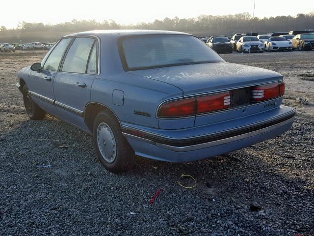 1G4HP53LXPH453700 - 1993 BUICK LESABRE CU BLUE photo 3