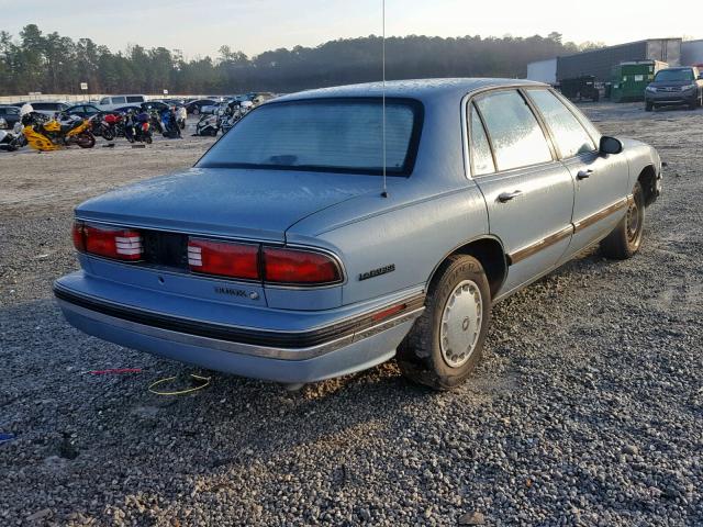 1G4HP53LXPH453700 - 1993 BUICK LESABRE CU BLUE photo 4