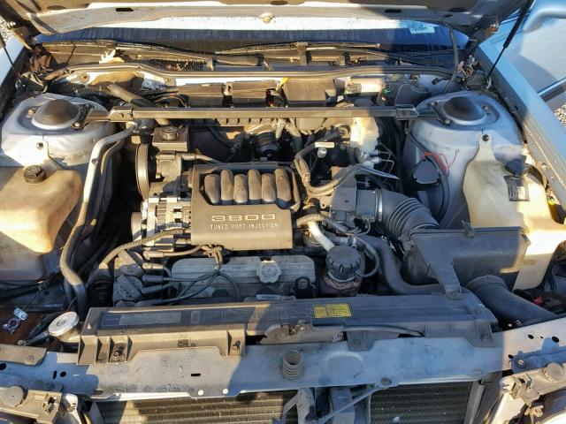 1G4HP53LXPH453700 - 1993 BUICK LESABRE CU BLUE photo 7