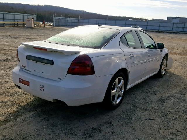 2G2WC55CX81128185 - 2008 PONTIAC GRAND PRIX WHITE photo 4