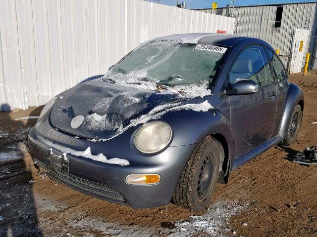 3VWBK31C94M408591 - 2004 VOLKSWAGEN NEW BEETLE Gümüş foto 2