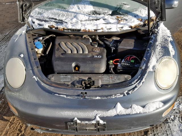 3VWBK31C94M408591 - 2004 VOLKSWAGEN NEW BEETLE Gümüş foto 7