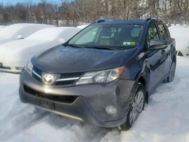 2T3DFREV6DW117169 - 2013 TOYOTA RAV4 LIMIT GRAY photo 2