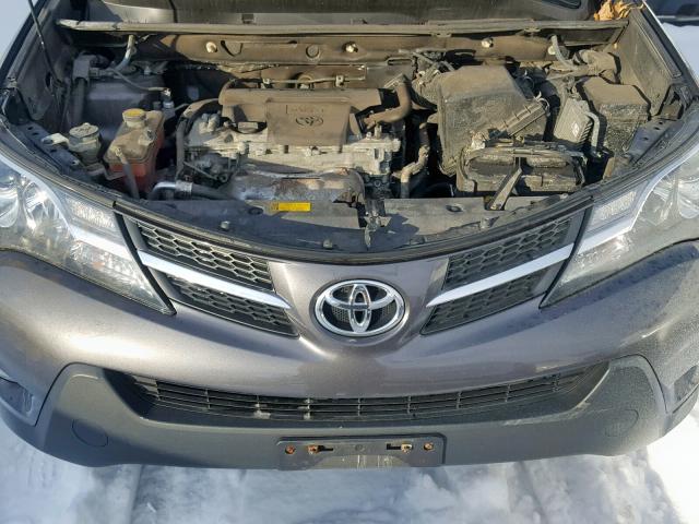 2T3DFREV6DW117169 - 2013 TOYOTA RAV4 LIMIT GRAY photo 7