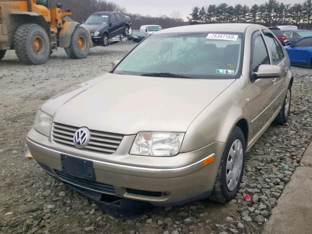 3VWRA69MX4M104962 - 2004 VOLKSWAGEN JETTA GL GOLD photo 2