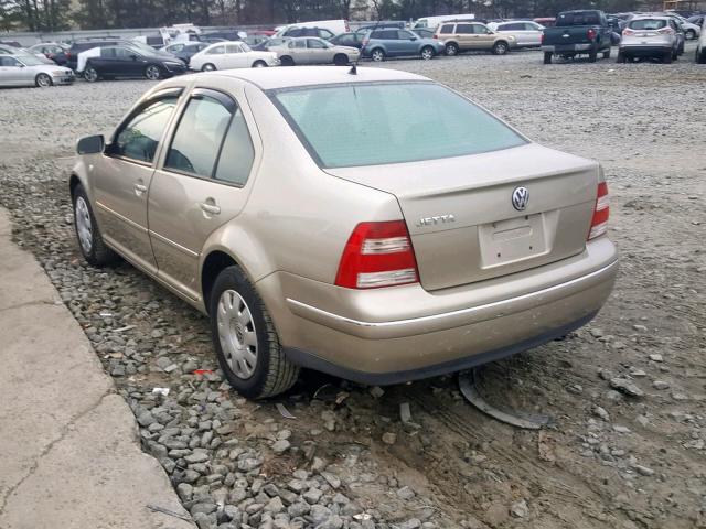 3VWRA69MX4M104962 - 2004 VOLKSWAGEN JETTA GL GOLD photo 3