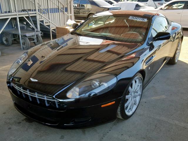 SCFAD01A05GA00986 - 2005 ASTON MARTIN DB9 BLACK photo 2