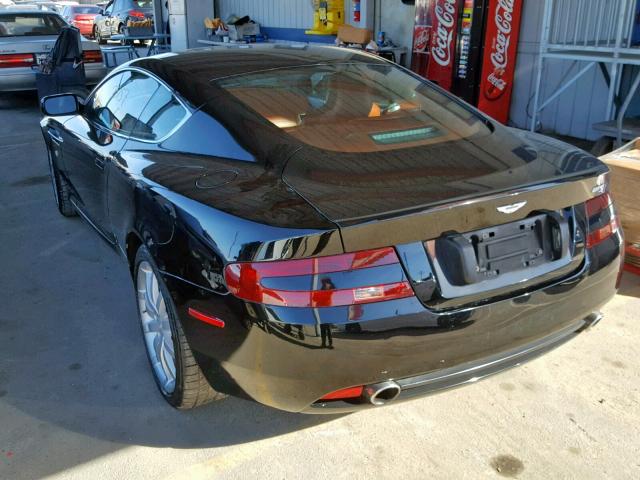 SCFAD01A05GA00986 - 2005 ASTON MARTIN DB9 BLACK photo 3