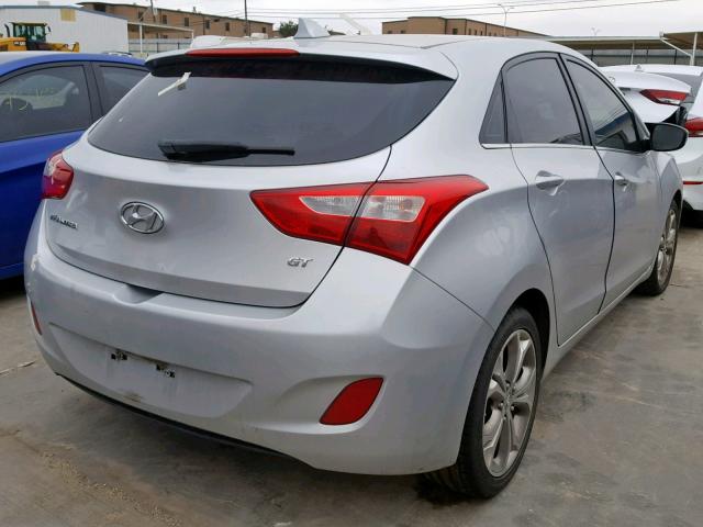 KMHD35LE9DU121861 - 2013 HYUNDAI ELANTRA GT SILVER photo 4