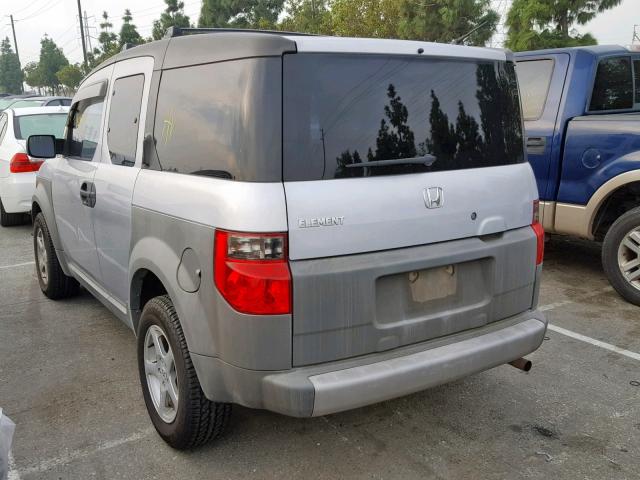 5J6YH28263L005472 - 2003 HONDA ELEMENT DX SILVER photo 3