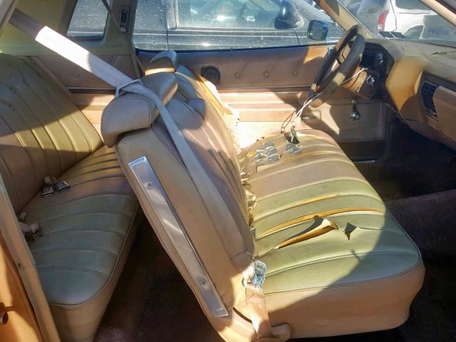 4J57C7G119204 - 1977 BUICK REGAL GOLD photo 5