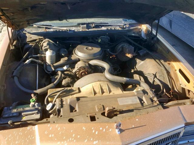 4J57C7G119204 - 1977 BUICK REGAL GOLD photo 7