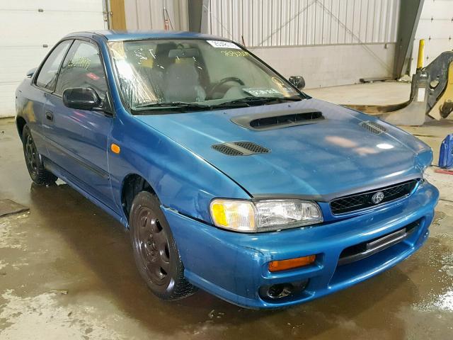 JF1GM4256VH410559 - 1997 SUBARU IMPREZA BR BLUE photo 1