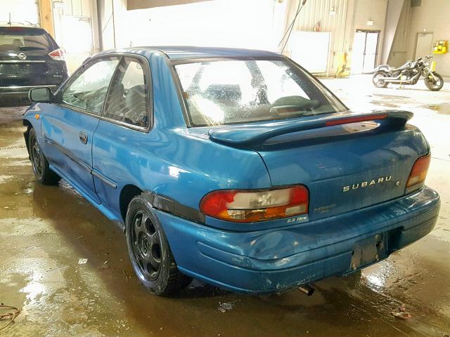 JF1GM4256VH410559 - 1997 SUBARU IMPREZA BR BLUE photo 3