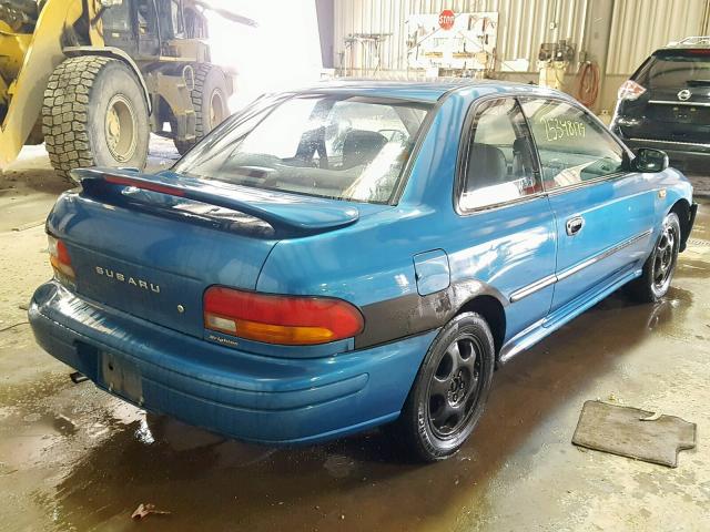 JF1GM4256VH410559 - 1997 SUBARU IMPREZA BR BLUE photo 4