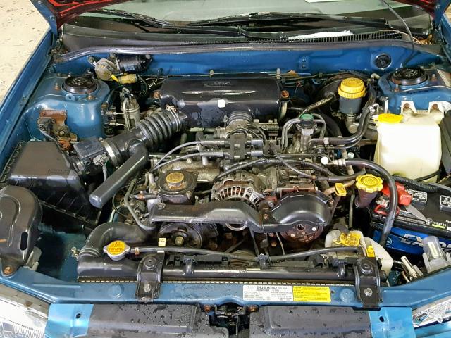 JF1GM4256VH410559 - 1997 SUBARU IMPREZA BR BLUE photo 7