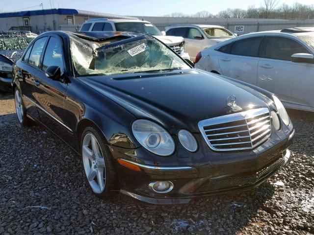 WDBUF56X39B395762 - 2009 MERCEDES-BENZ E 350 BLACK photo 1