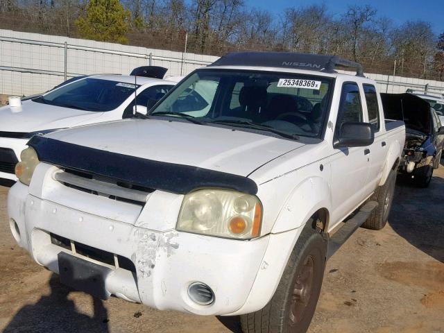 1N6ED27TX4C461133 - 2004 NISSAN FRONTIER C WHITE photo 2