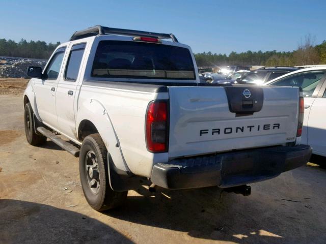 1N6ED27TX4C461133 - 2004 NISSAN FRONTIER C WHITE photo 3