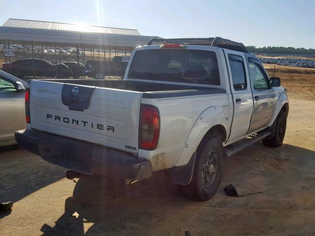 1N6ED27TX4C461133 - 2004 NISSAN FRONTIER C WHITE photo 4