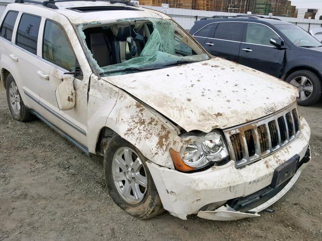 1J8HS58298C117420 - 2008 JEEP GRAND CHER WHITE photo 9