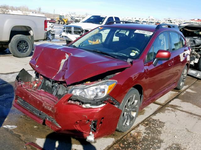 JF1GPAR64DH206992 - 2013 SUBARU IMPREZA SP RED photo 2