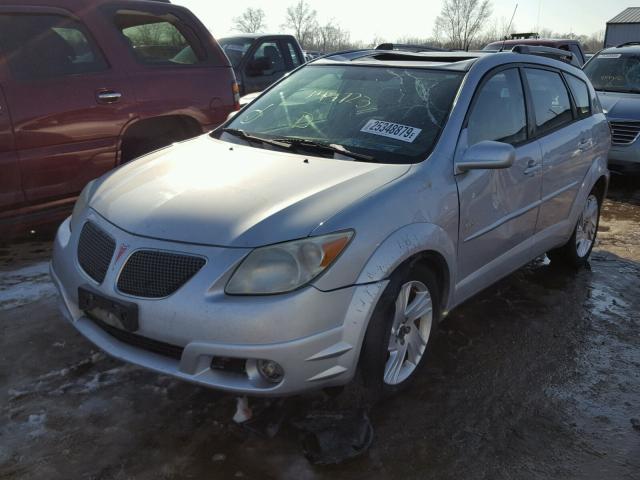 5Y2SL63815Z458427 - 2005 PONTIAC VIBE SILVER photo 2