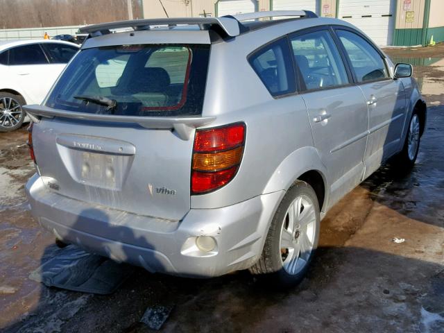 5Y2SL63815Z458427 - 2005 PONTIAC VIBE SILVER photo 4