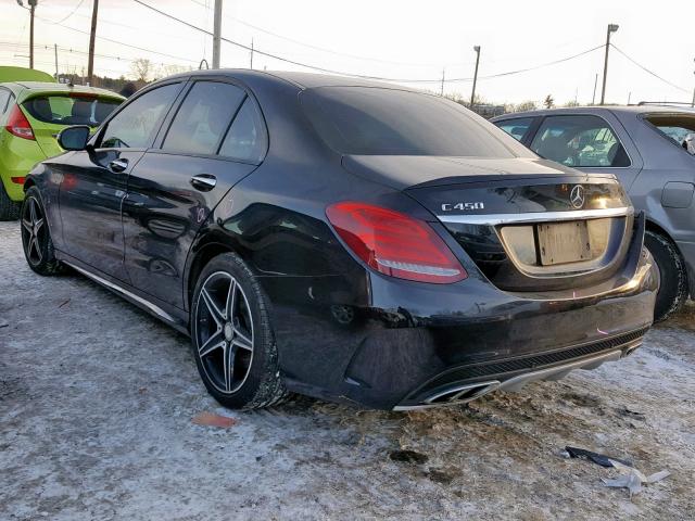 55SWF6EB5GU127696 - 2016 MERCEDES-BENZ C 450 4MAT BLACK photo 3