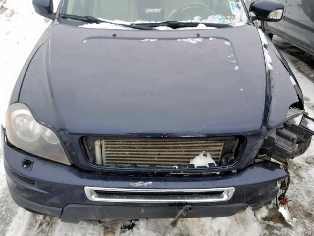 YV4CZ852X71337272 - 2007 VOLVO XC90 V8 BLUE photo 7