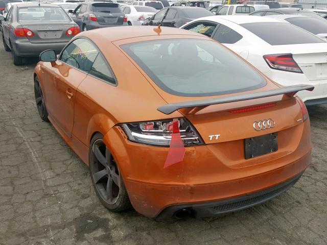 TRUBFAFK0E1009567 - 2014 AUDI TT PREMIUM ORANGE photo 3