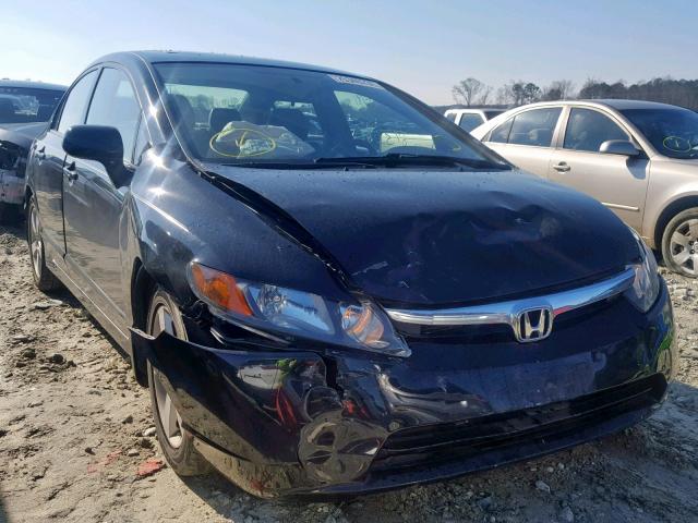 2HGFA16938H329870 - 2008 HONDA CIVIC EXL BLACK photo 1