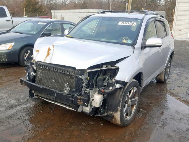 JTMRK4DV2A5095261 - 2010 TOYOTA RAV4 SPORT SILVER photo 2