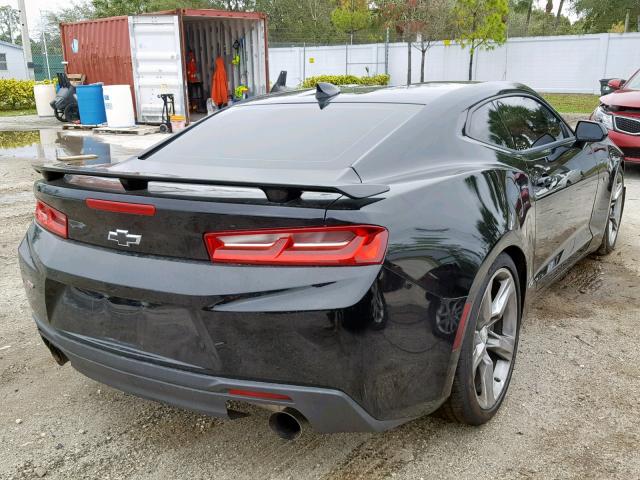 1G1FE1R75G0175929 - 2016 CHEVROLET CAMARO SS BLACK photo 4