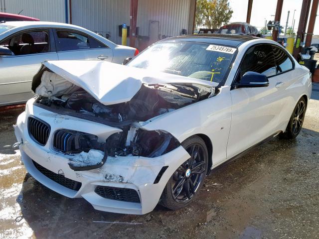 WBA1J7C51FV253712 - 2015 BMW M235I WHITE photo 2