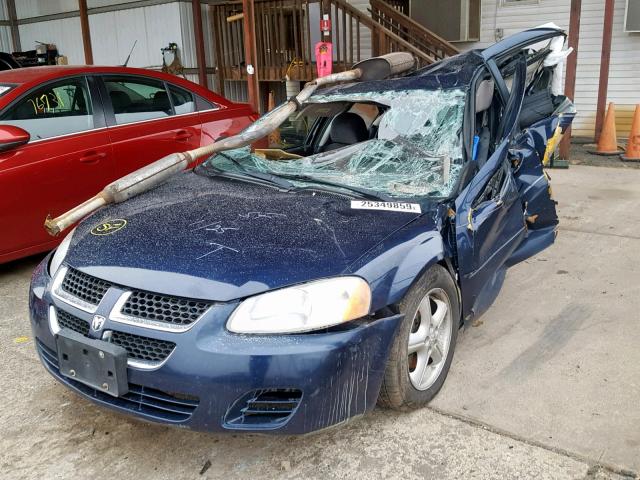 1B3EL46J35N672716 - 2005 DODGE STRATUS SX BLUE photo 2