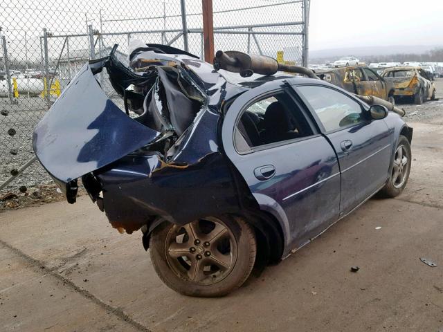 1B3EL46J35N672716 - 2005 DODGE STRATUS SX BLUE photo 4