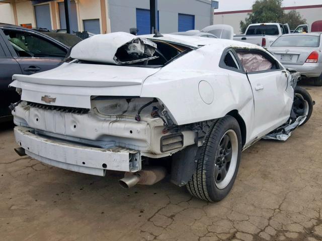 2G1FA1E35C9128494 - 2012 CHEVROLET CAMARO LS WHITE photo 4