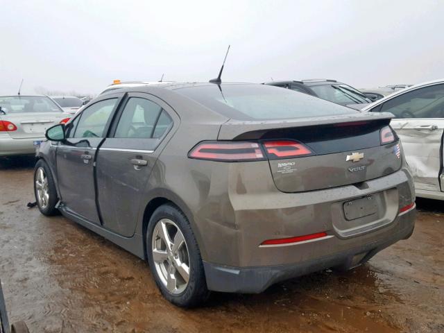 1G1RA6E43EU172860 - 2014 CHEVROLET VOLT GRAY photo 3