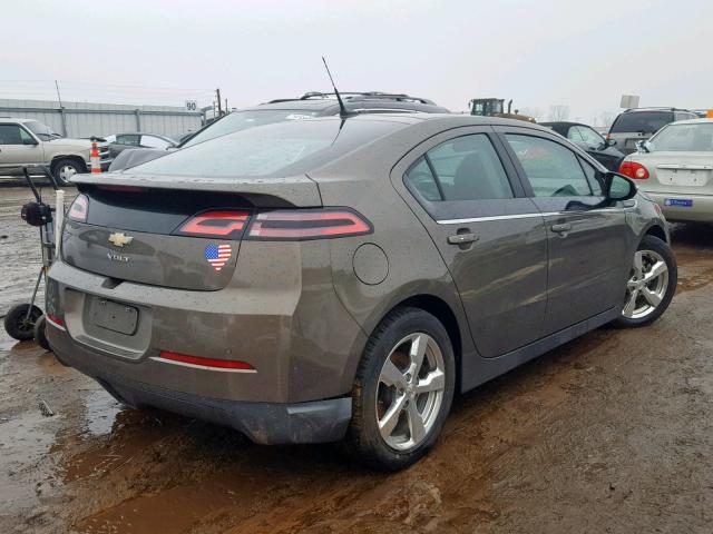 1G1RA6E43EU172860 - 2014 CHEVROLET VOLT GRAY photo 4