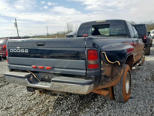 1B7MC33D2WJ154608 - 1998 DODGE RAM 3500 BLACK photo 4