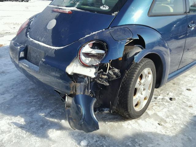 3VWCK21C42M430252 - 2002 VOLKSWAGEN NEW BEETLE ლურჯი ფოტო 9